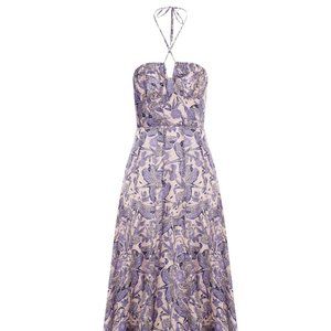 Alirio Halter Maxi Dress (Agua Bendita) NWT